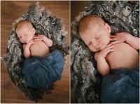 newborn baby photographed at home in South Wales