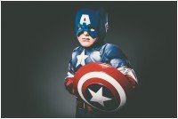 Children's super hero portraits swansea