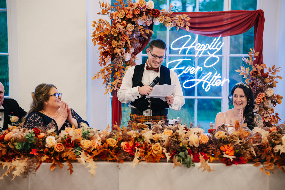 candid wedding photographs in Margam Orangery