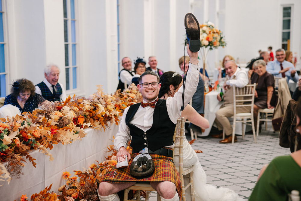 Fun candid wedding photography in Margam Ornagery 