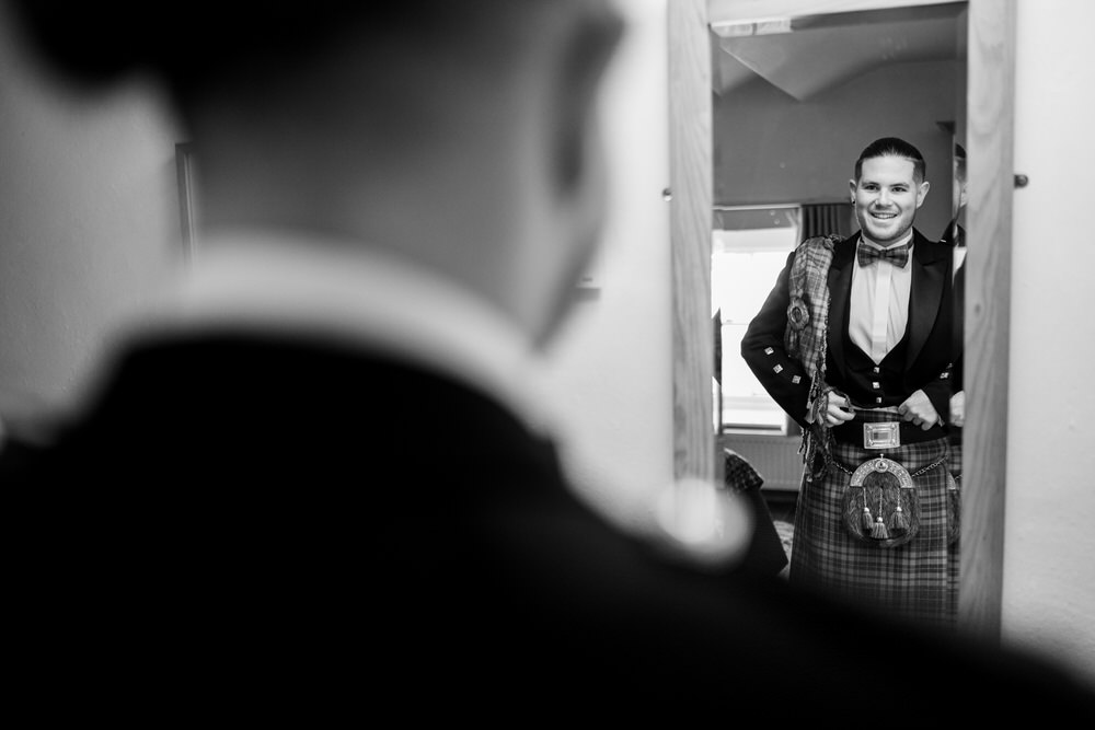 Getting ready photos for grooms