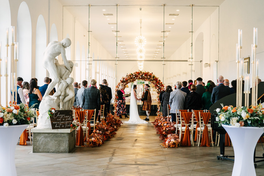 Margam Orangery Wedding Photography - Ceremony 