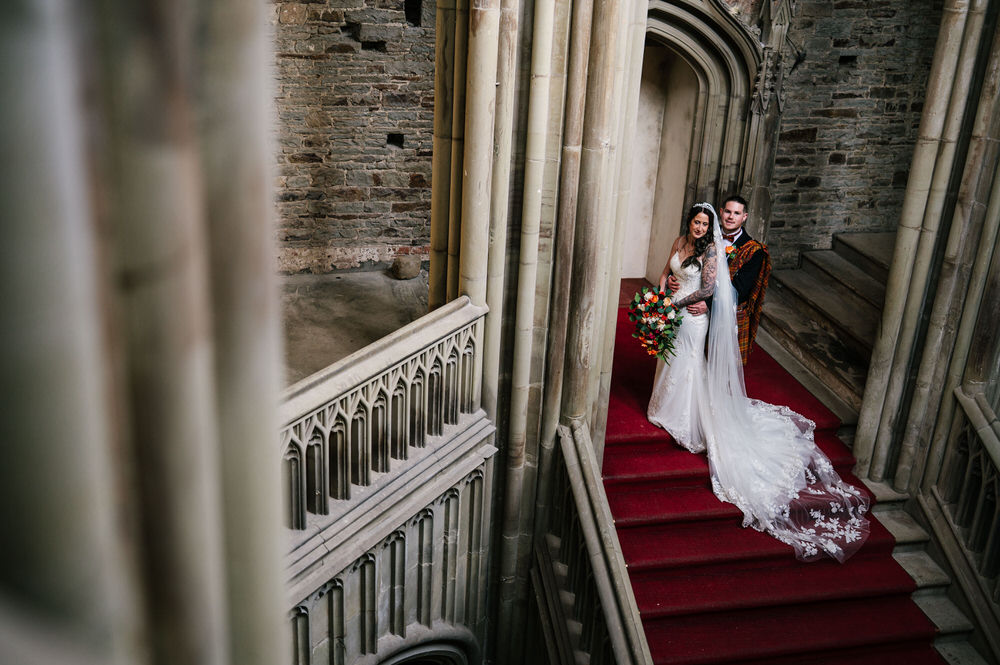 romantic margam orangery wedding photographs 