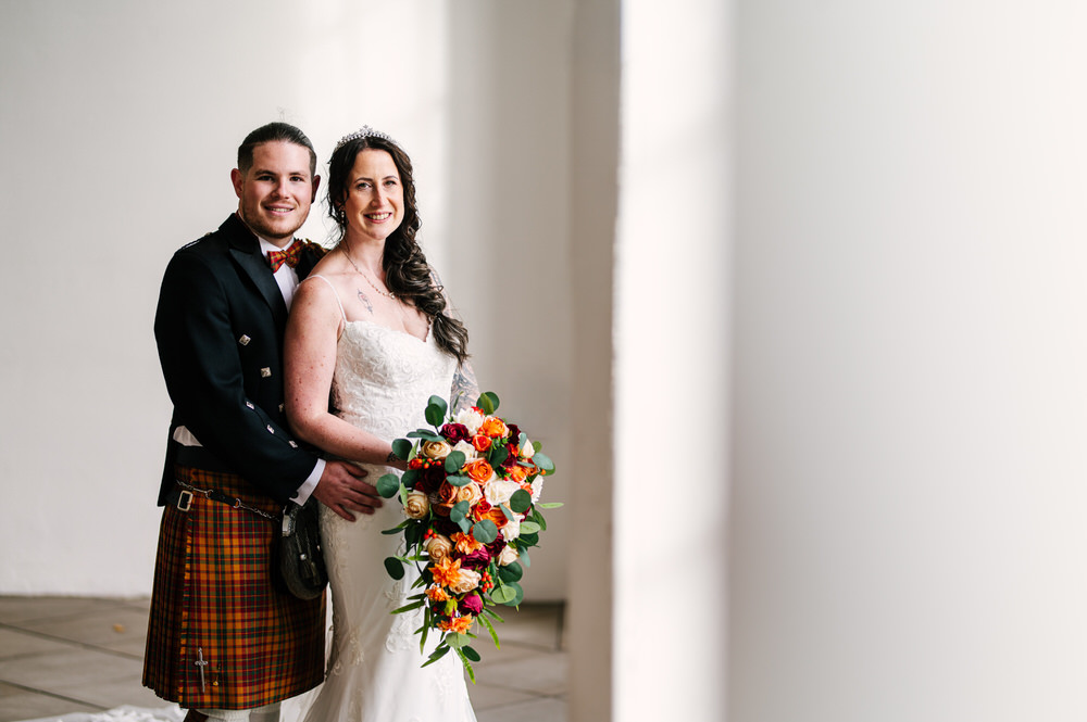 Classic Elegant wedding photographs in Margam Orangery 